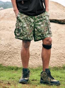 In My Nature Men's Camouflage Outdoor Cargo Shorts With Pockets