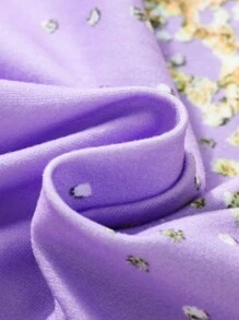 SHEIN Tween Girl Casual Color-Block Leopard Print Short Sleeve T-Shirt And Shorts Set For Summer - Multicolor - View 6