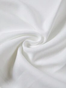 Firerie Áo quây màu trắng có cấu trúc 3D đơn giản và thanh lịch dành cho nữ, thích hợp để mặc hàng ngày, ngày lễ, hẹn hò trên bãi biển, cho đám cưới/đính hôn, buổi hòa nhạc/lễ hội Rave, lễ tốt nghiệp - trắng - Xem 5