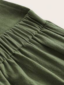 ROMWE Hippie Casual Positioning Printed Jumpsuit With Suspenders