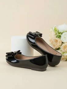 New Spring Summer Collection Children Flat Shoes, Fashionable And Versatile Girls Shoes For Autumn - Black - View 2