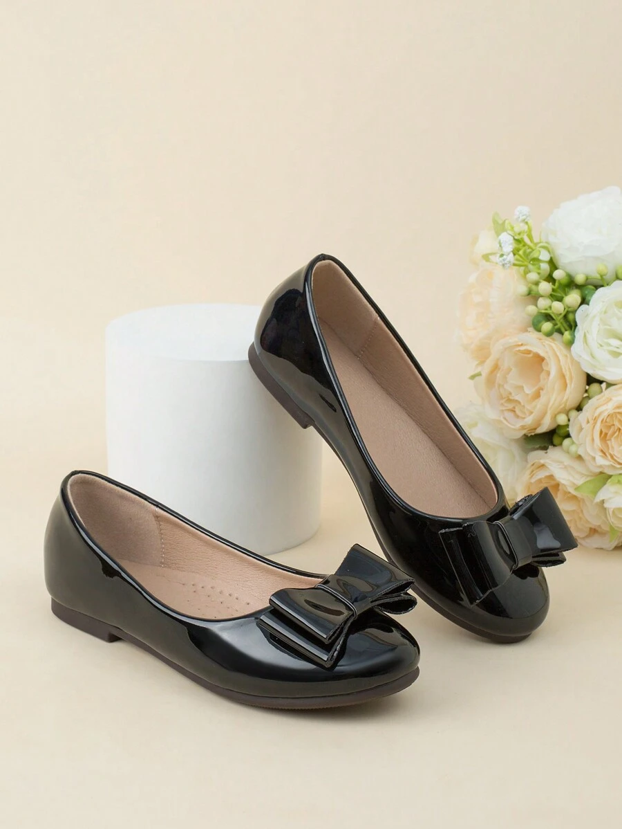 New Spring Summer Collection Children Flat Shoes, Fashionable And Versatile Girls Shoes For Autumn - Black - View 1