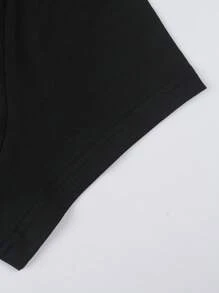 SHEIN EZwear Paquete de 3 camisetas básicas de talla grande con hombro regular