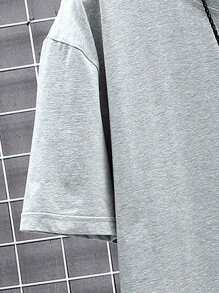 Claim Dot 男士夏季短袖休閒T卹，印有笑臉圖案