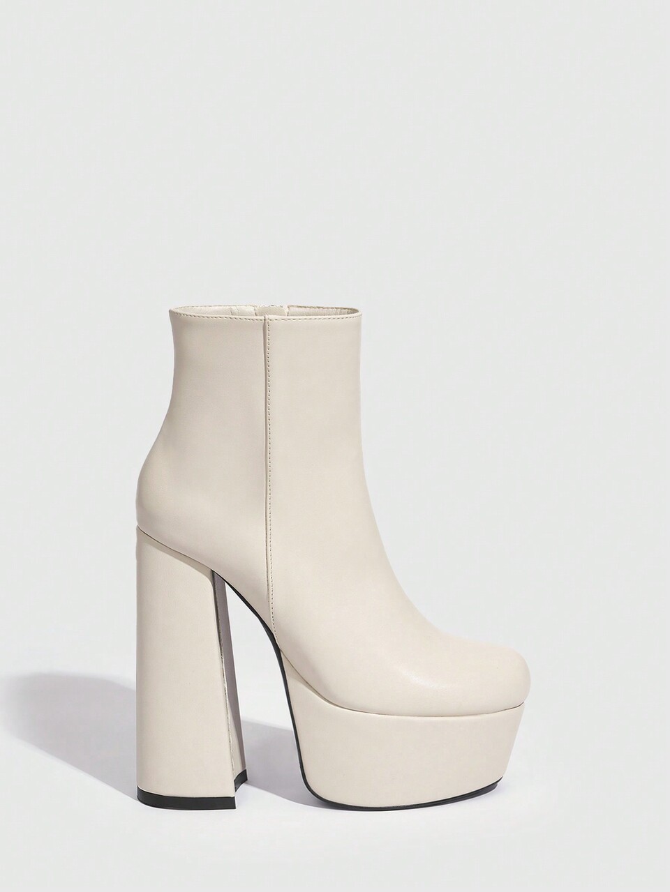 CUCCOO SZL Women Shoes New Years Fashion Minimalist Design Versatile Beige High Heels Boots Vacation Shoes Summer