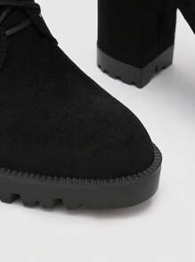 CUCCOO GRLICON Women's Ankle Boots, Y2K Style, Punk Style, Biker Style, Cool Girl Style, Suitable For Halloween, Christmas, Party - Black - View 6