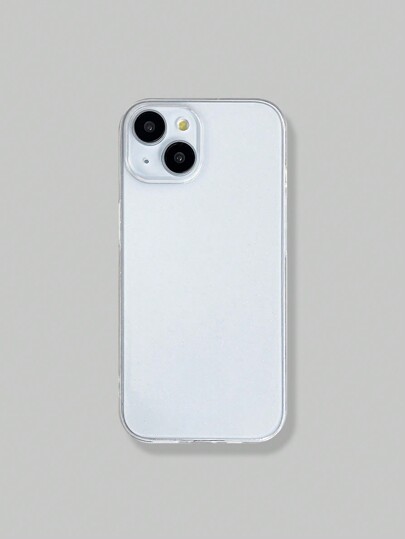 1 Pezzo Custodia Telefono Trasparente Semplice Con Brillantini E Scintillii Per Iphone11, Iphone13, Iphone14, Iphone15 E Altri Modelli Di Iphone