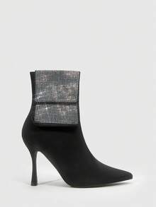 CUCCOO SZL Women's Fashionable Outdoor Spring And Autumn Boots - Black - View 3