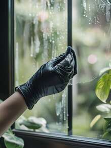 SHEIN Basic living 100 Piezas Guantes Desechables Para Hornear, Cocinar, Limpiar En Casa - Negro - Ver 7