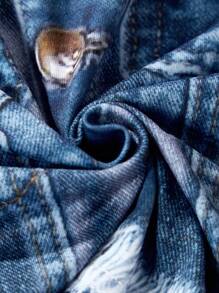 SHEIN Tween Girl Fashionable 2pcs/Set Outfits - Multicolor - View 5