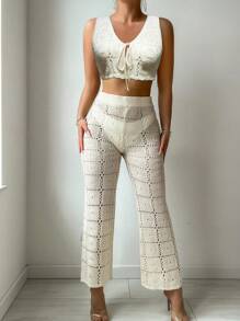 SHEIN Swim Damen einfache einfarbige Alltagsüberzieher für den Sommer