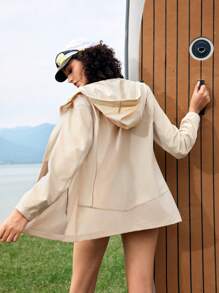 In My Nature Ladies Outdoor Wear Waterproof Hooded Light Jacket For Camping, Hiking And City Commutes