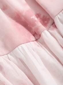 DAZY 女式雪纺花卉印花细肩带连衣裙，荷叶边下摆，适合夏季太阳裙