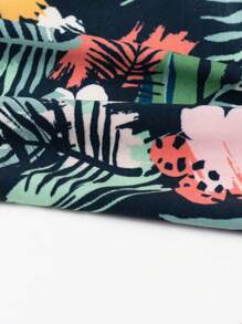 Men's Personalized Tropical Printed Boxer Briefs, 1pc - Blue - View 6