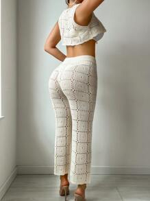 SHEIN Swim Damen einfache einfarbige Alltagsüberzieher für den Sommer