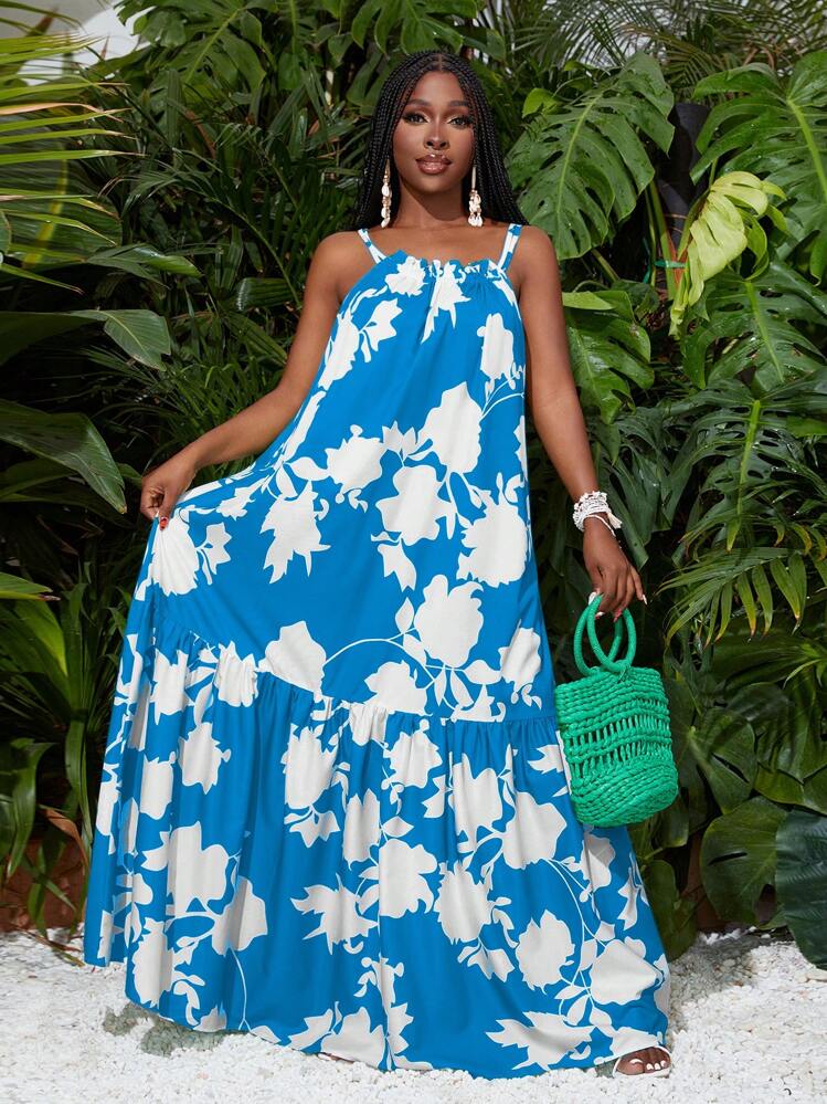 Abito Lungo A Coda Di Pesce Donna – Spalline Sottili, Sottoveste Aderente, Maxi Abito Elegante Per Cocktail E Serate - 2