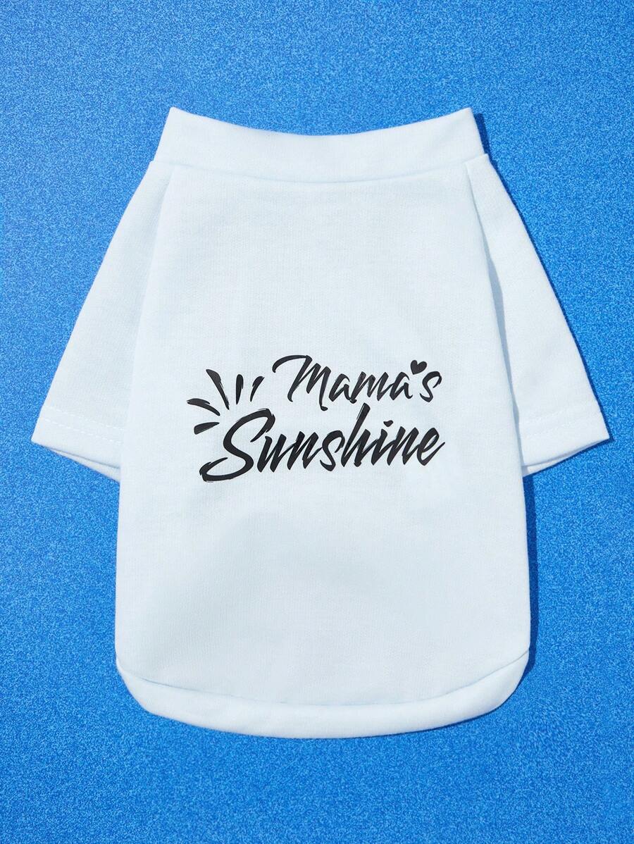 Áo nỉ in chữ Ngày của Mẹ màu xanh cho chó và mèo cưng - Nhiều màu - Xem 1