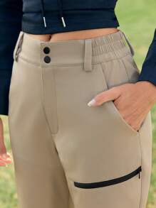 In My Nature Outdoorwear Water-Resistant And Composite Mesh Breathable Women Comfortable Long Pants For Camping, Hiking, Commuting