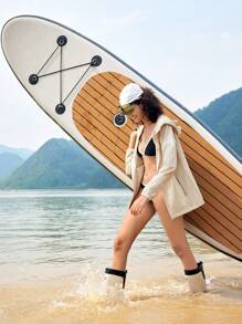 In My Nature Ladies Outdoor Wear Waterproof Hooded Light Jacket For Camping, Hiking And City Commutes