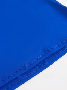 Surfspeed Men's Printed Splicing Long Sleeve Beach Vacation Surfing Rashguard Top,Hawaiian, Blue Tropical Men, Beach Tops For Men, Men's Resort Wear, Men Vacation Wear, Swim Shirt For Men - Multicolor - View 5