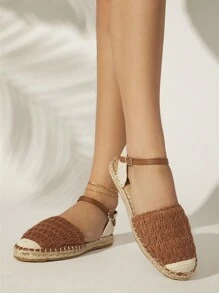 SHUZIA Women Casual Comfortable Flat Shoes With Color Block Design And