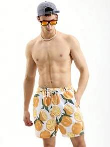 Surfspeed Men's Summer Fashionable Beach Print Loose Fit Vacation Shorts - Multicolor - View 6