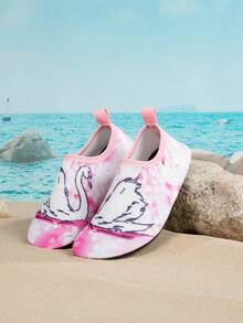 Lightweight Cartoon Children's Water Shoes For Beach & Swimming, Summer - Pink - View 3