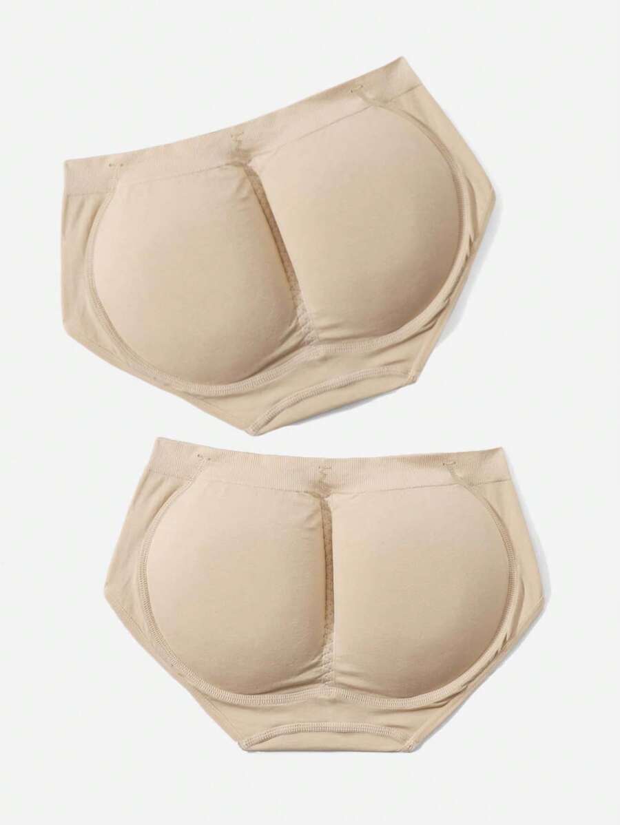 Dames taille trainer en shapewear set, inclusief taille cincher en butt lifter gewatteerde slipje, 2 stks / set