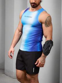Gym Rark 男友风男士简约印花无袖背心短裤运动套装健身服套装 - 彩色 - 查看 1