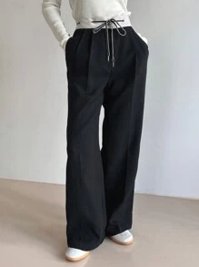 DAZY Women's Color-Block Strap Belt For Casual And Daily Wear With Suit Pants Business Attire - Black - View 4