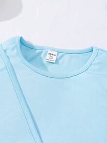 Vestido de moda de verano para chica adolescente - Celeste - Ver 5