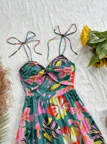 Soleia Váy quây in hoa đầy màu sắc dành cho nữ - Nhiều màu - Xem 3