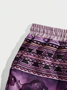 Manfinity RSRT Men's Fashionable Printed Loose Pants