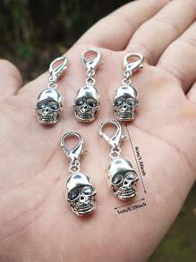 ROMWE Goth 5pcs Vintage Gothic Shoe Decorations Fall