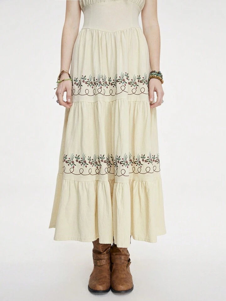 chinese dress ladies PIPER Linen Puff Sleeves Cottagecore Dress – Look Want Wear Love