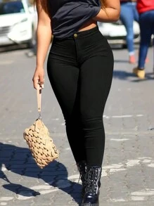 Women Casual Slim Fit Skinny Denim Long Pants