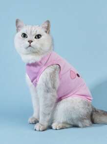 PETSIN 1 件可爱的粉红猪印花宠物背心 - 轻盈透气，适合春季、夏季和初秋；非常适合日常穿着、户外散步、室内玩耍、家庭出游、节日庆祝、生日派对和俏皮的照片拍摄；采用可爱的粉红猪印花，为您的宠物服装增添舒适和乐趣。 - 彩色 - 查看 4