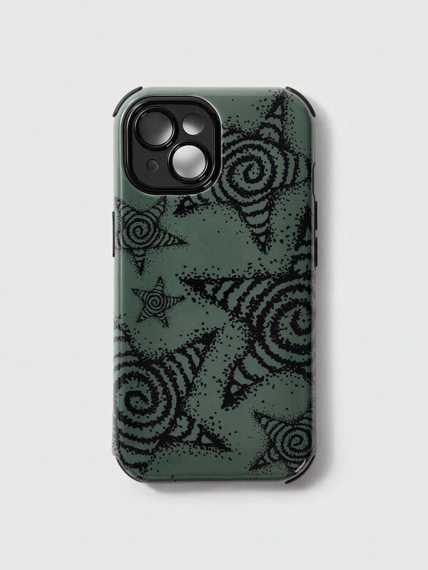 ROMWE Fairycore Coque de téléphone imprimée étoile de mer compatible avec iPhone
