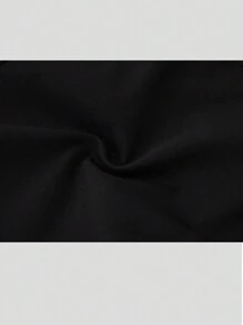 Lunelith SHEIN Lunessa Women Bow Detail Bow Decor Loose Wide Leg Shorts