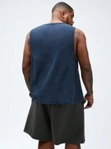 Manfinity VCAY 2入組男士加大尺寸針織休閒背心套裝 - 灰色 - 查看 6