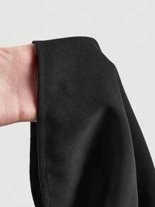 Firerie 女士蕾絲拼接束胸中長禮服 - 黑色 - 查看 5