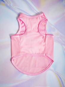 PETSIN 1pc Pink Butterfly Pet Print Pet Cat/Dog Vest - Multicolor - View 6