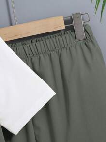 SHEIN Tween Boy Fashionable Vest Top, T-Shirt And Long Pants Elegant 3pcs Outfit