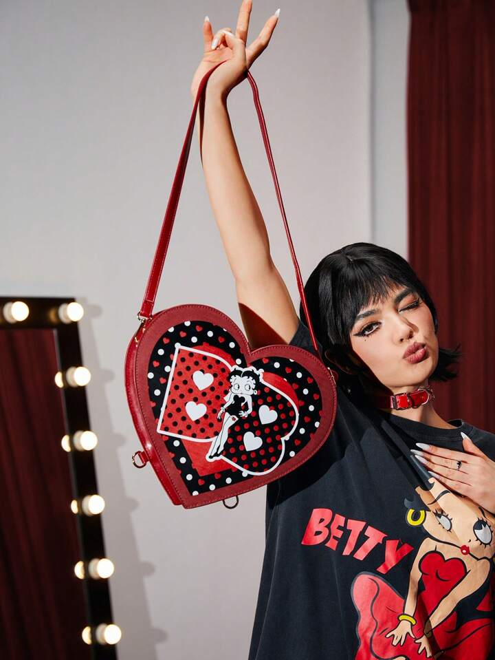 Our Betty Boop | ROMWE Cartoon Characters And Polka Dot  display picture 2