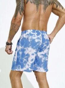 Surfspeed Men Summer Holiday 2-In-1 Drawstring Waist Ombre Beach Shorts - Multicolor - View 2