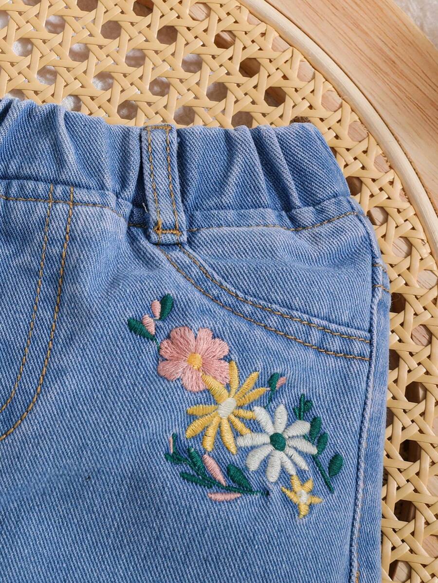 Mädchen Jeansrock Mit Stretch-Bund - Bequeme Spielkleidung Für Kinder