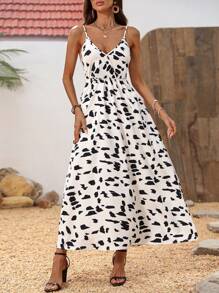 Breezaya Ladies' Random Printed Strappy Dress