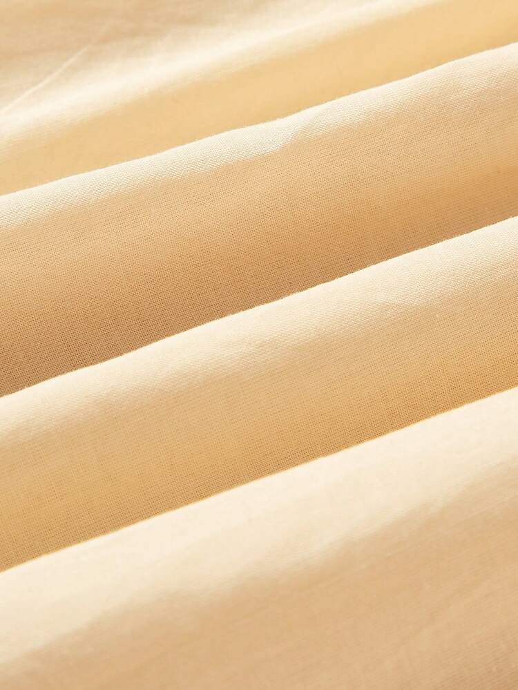 Baby Girl Floral Pattern Square Neckline Ruffle Trimmed Sweater Dress