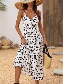 Breezaya Ladies' Random Printed Strappy Dress