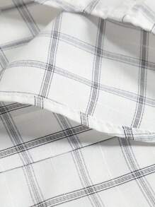 Manfinity Mode Men Spring Casual Plaid Long Sleeve Shirt For Business Commute, For Fall - Multicolor - View 7